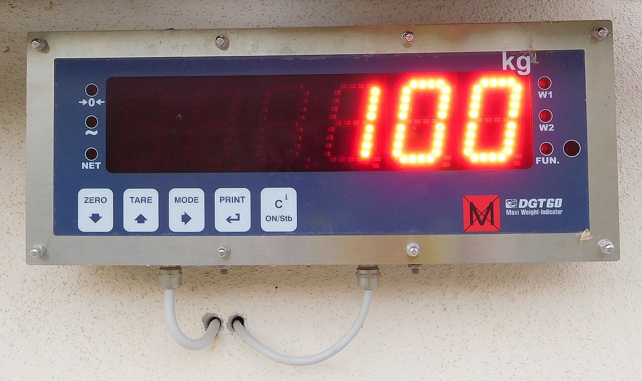 ตู้แสดงผลน้ำหนักขนาดใหญ่และชุดควบคุม (Indicator)